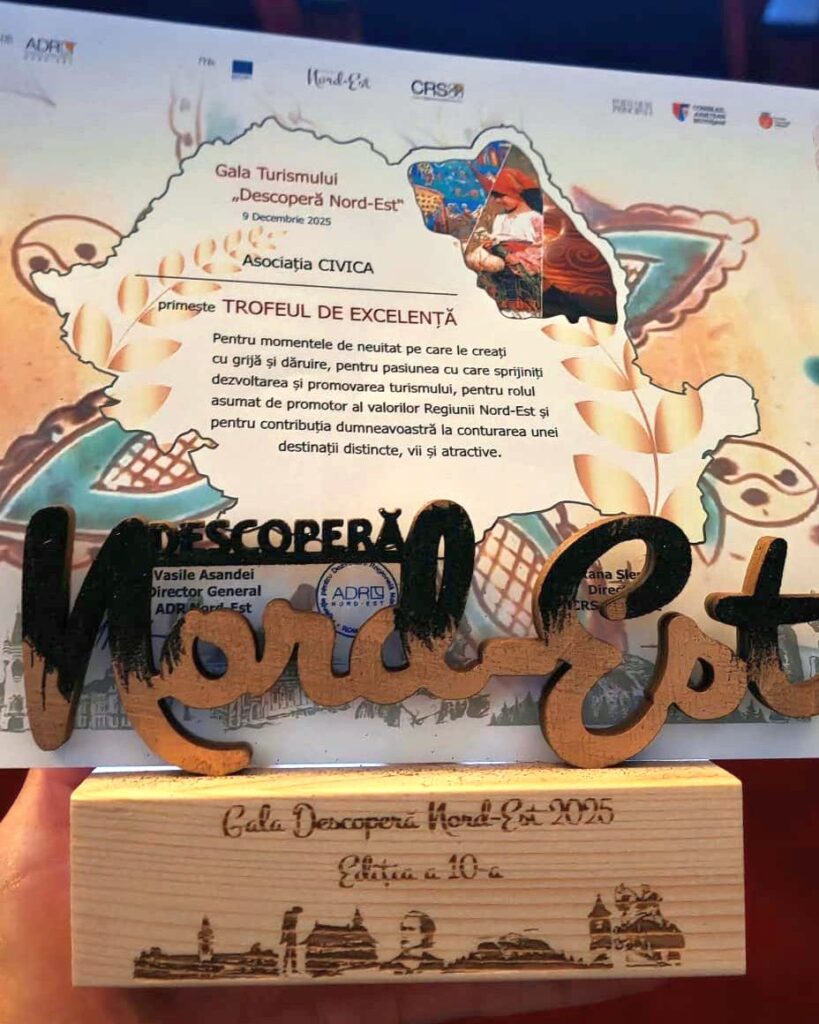 Asociația CIVICA, premiată pentru promovarea și protejarea naturii urbane a Iașului 1 WhatsApp Image 2025 12 23 at 15.35.58