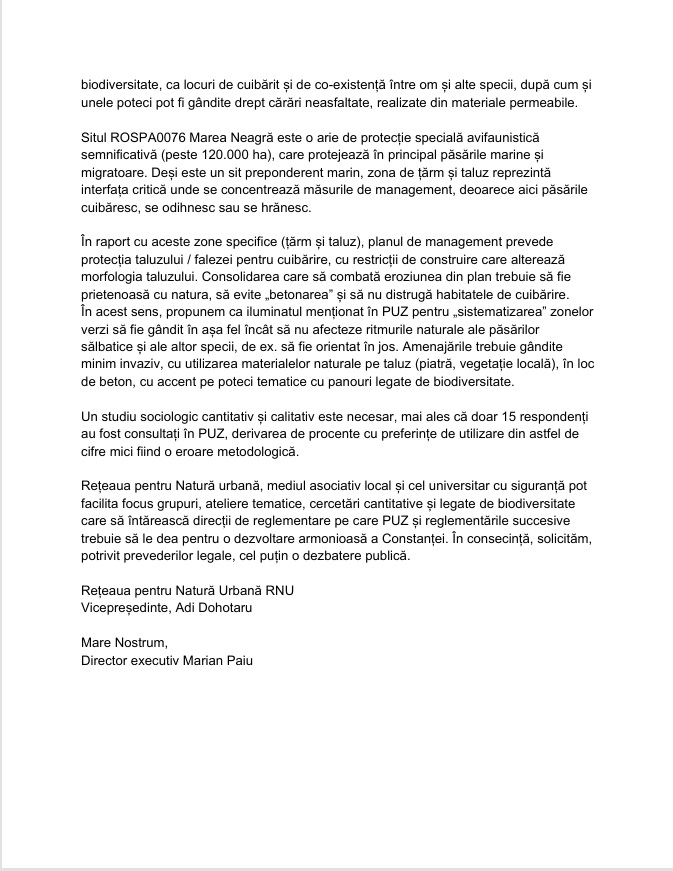 Dezvoltarea imobiliară haotică pune în pericol biodiversitatea și peisajele costiere ale Constanței 3 2 1