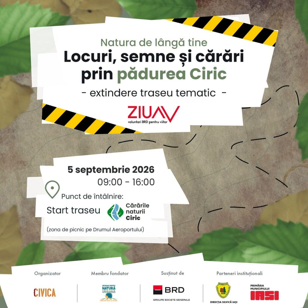 Locuri, semne și cărări prin Pădurea Ciric: extindere traseu tematic 1 333